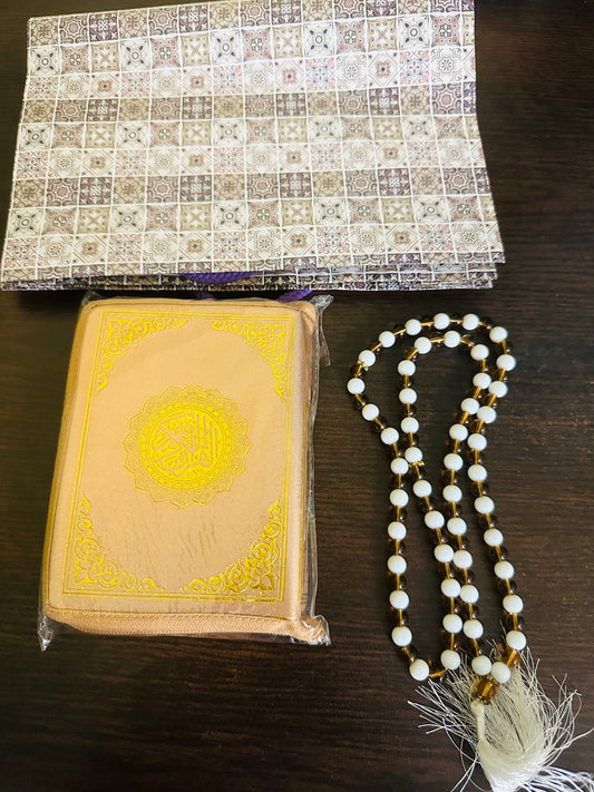 GOLDEN CASE QURAN - Zipper Style Leather