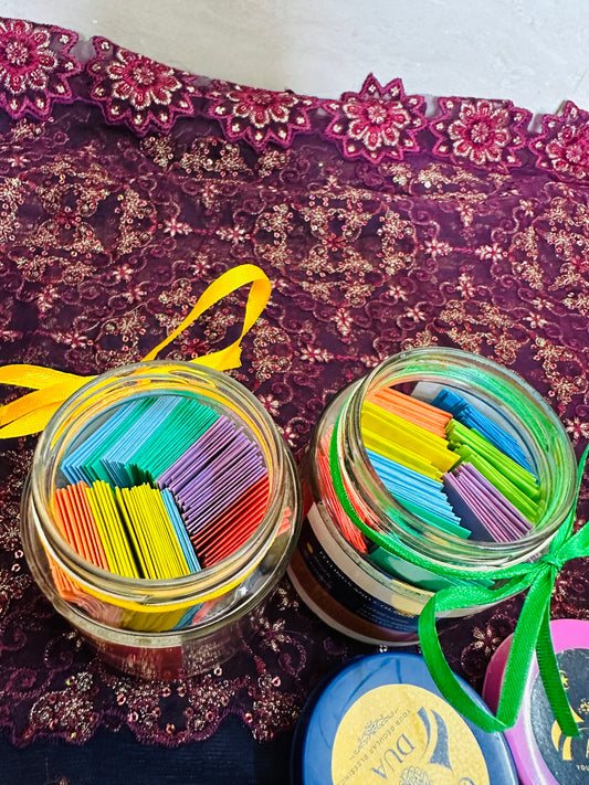 Ayaat Jar + Dua Jar — Premium Glass