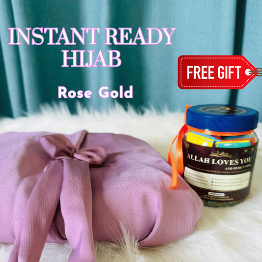Instant Ready Hijab + Depression Jar ( Free )