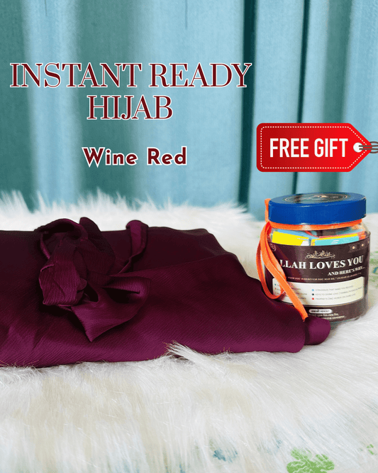 Instant Ready Hijab + Depression Jar ( Free )
