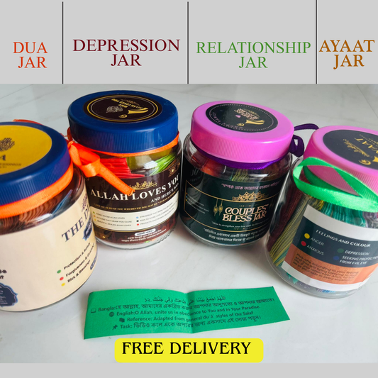 Complete Healing Set -( 4 Jars ) — Premium Glass