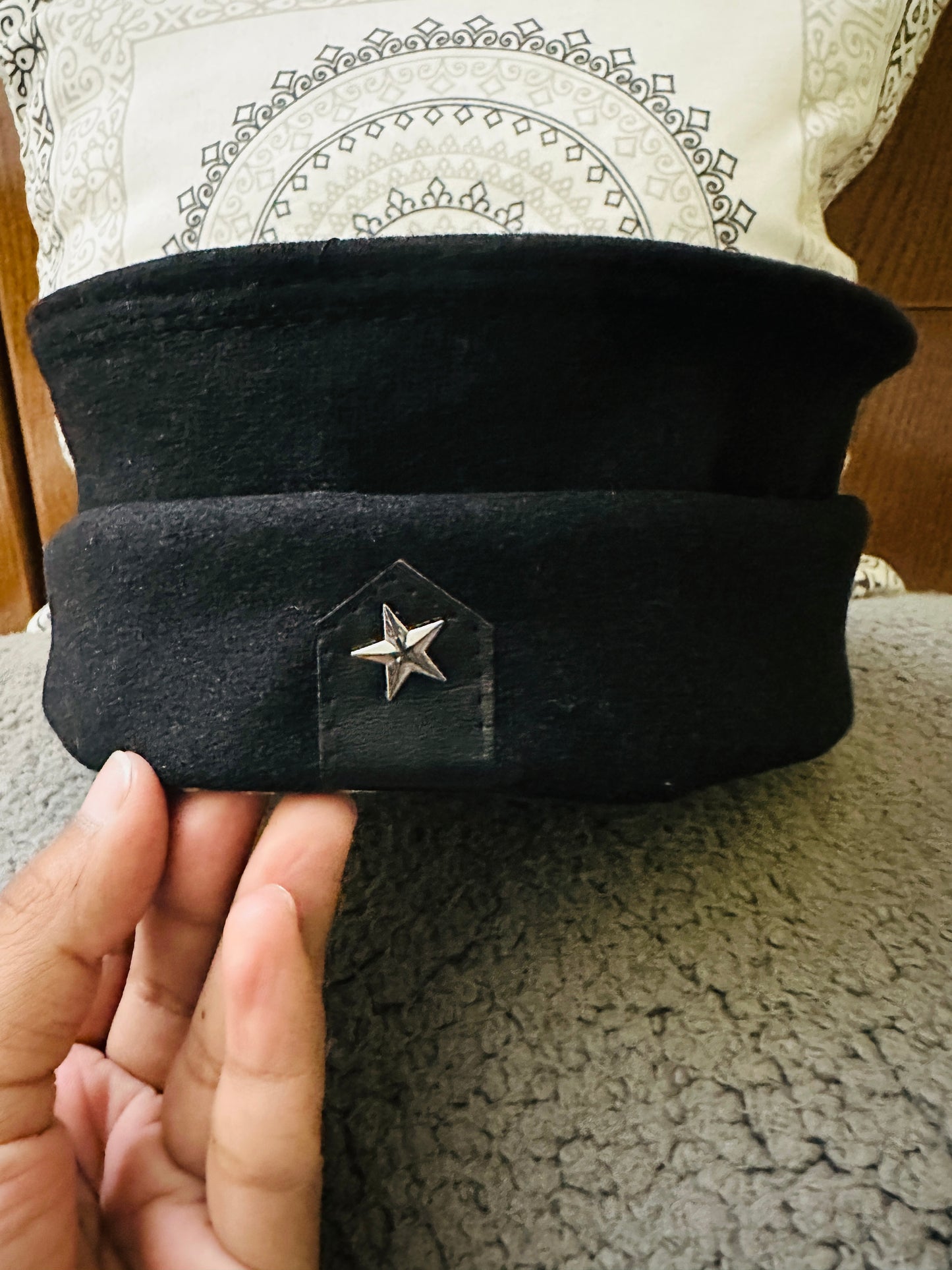 One Star Afghan Cap