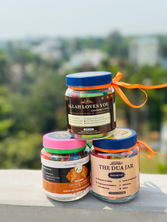 Self Help Combo Set ( 3 Jars ) — Premium Glass