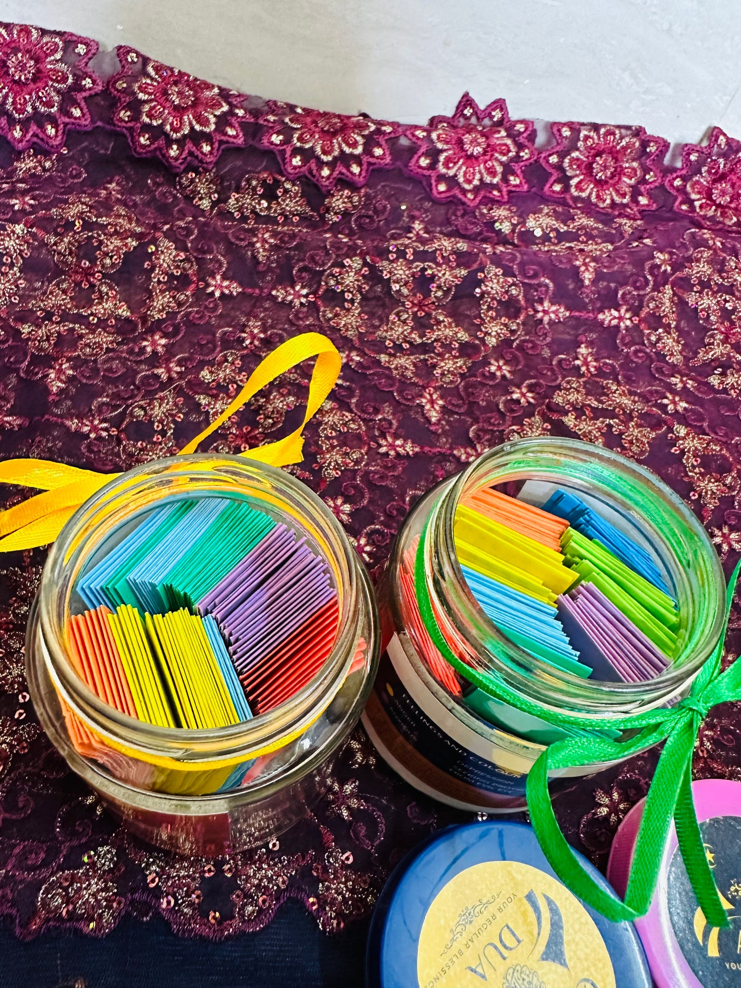 Ayaat Jar + Dua Jar — Premium Glass